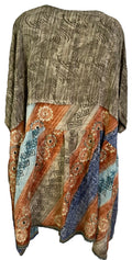 PRC5941 Avatar Pure Silk Boxy Babydoll Dress - Velora Luxury Fashion