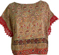 PRC6019 Avatar Pure Silk Boxy Top - Velora Luxury Fashion