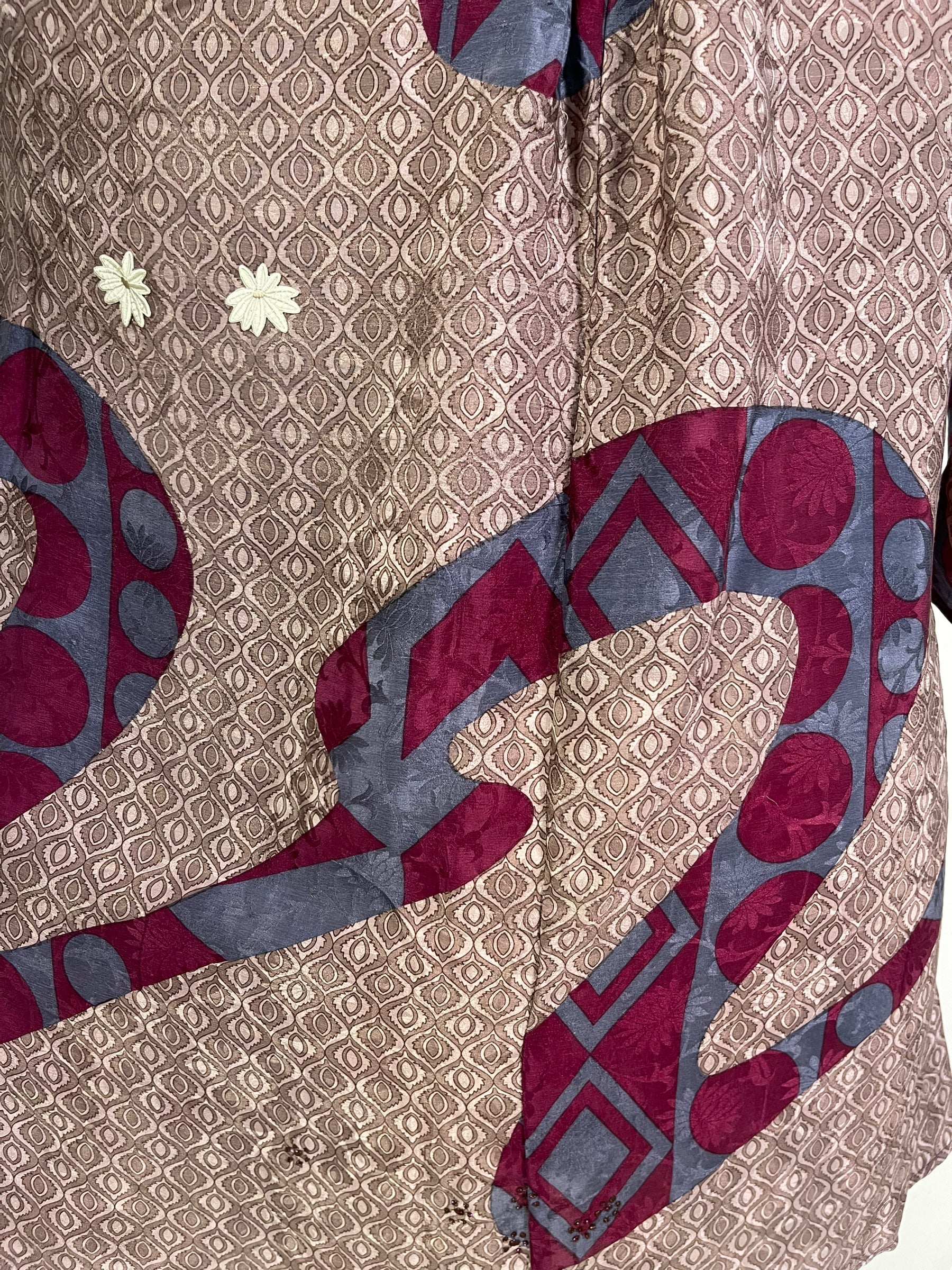 PRC6059 Avatar Pure Silk Self Pocket Tunic Dress - Velora Luxury Fashion