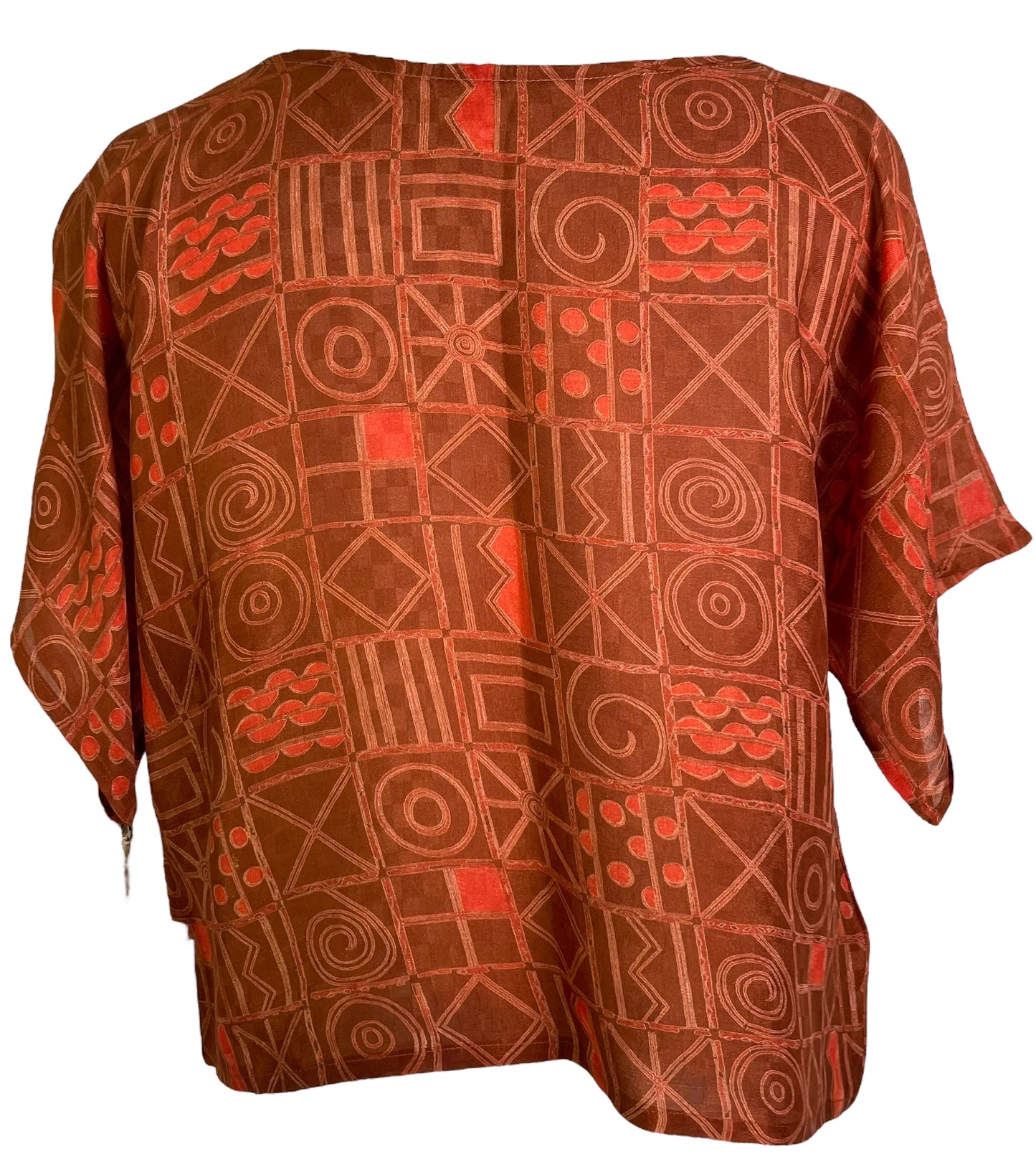 PRC6089 Avatar Pure Silk Boxy Top - Velora Luxury Fashion