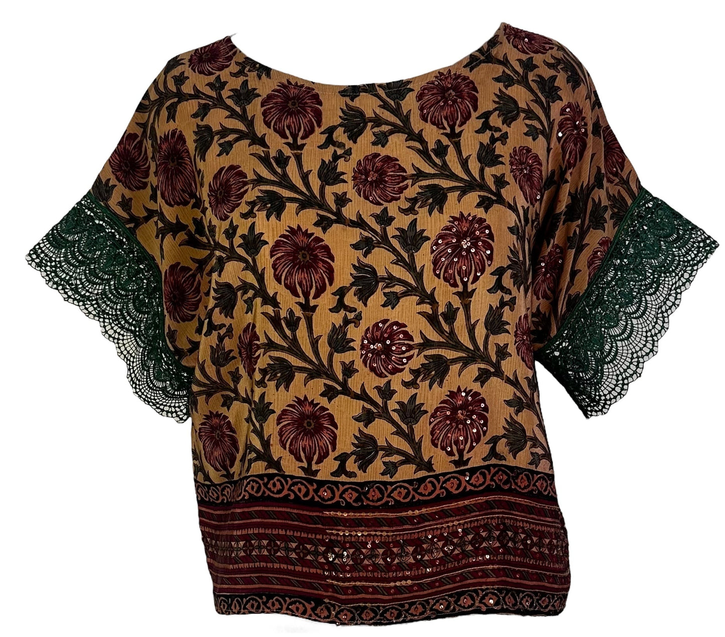 PRC6170 Avatar Pure Silk Boxy Top - Velora