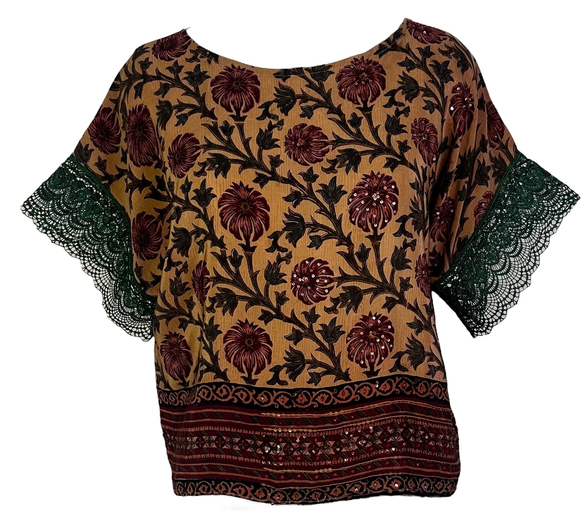 PRC6170 Avatar Pure Silk Boxy Top - Velora