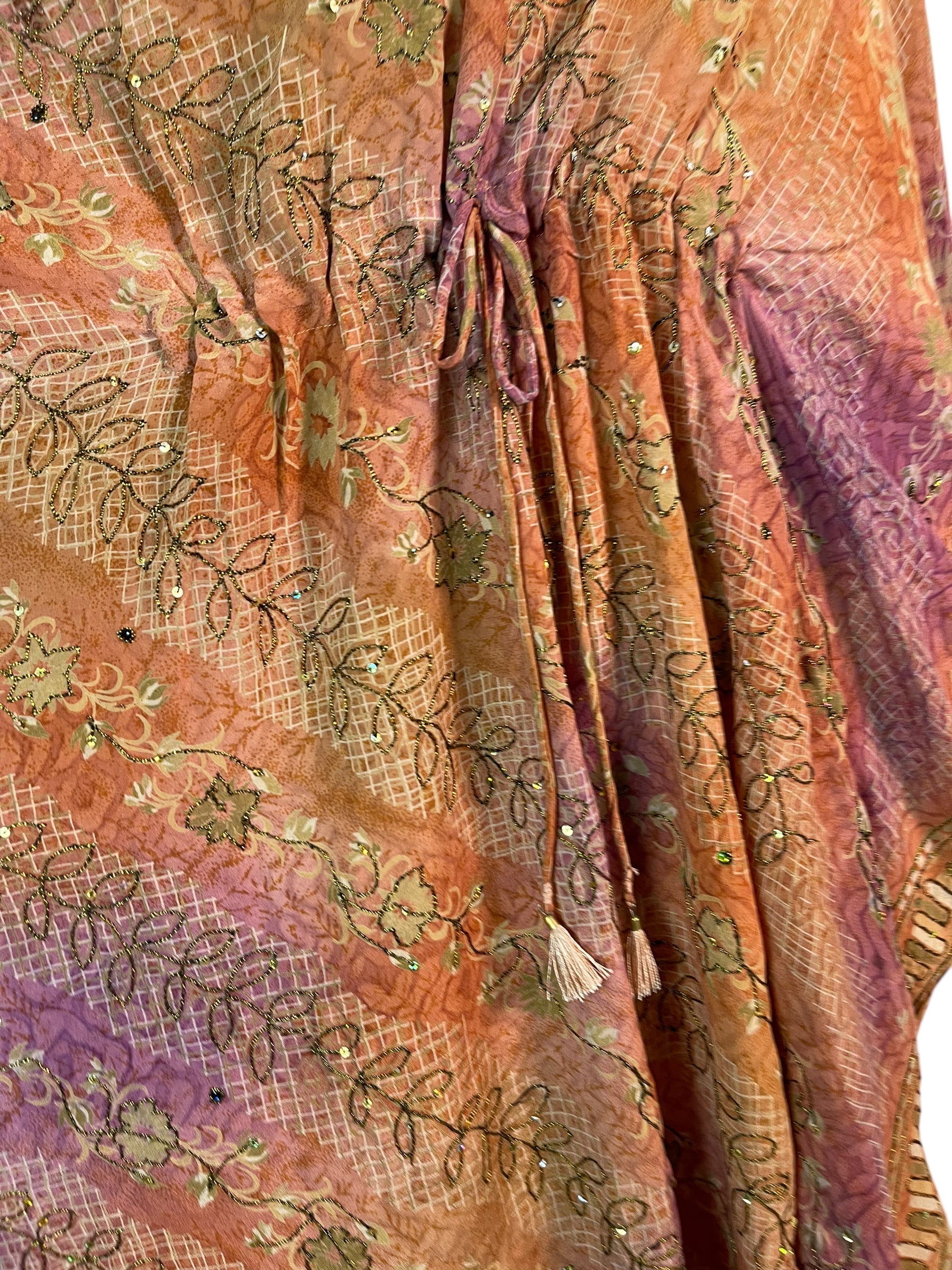 PRC6401 Avatar Pure Silk Maxi Kaftan - Velora Luxury Fashion