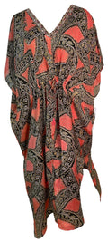 PRC6420 Avatar Pure Silk Maxi Kaftan - Velora Luxury Fashion