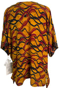 PRC6461 Avatar Pure Silk Long Tunic with Side Ties - Velora Luxury Fashion