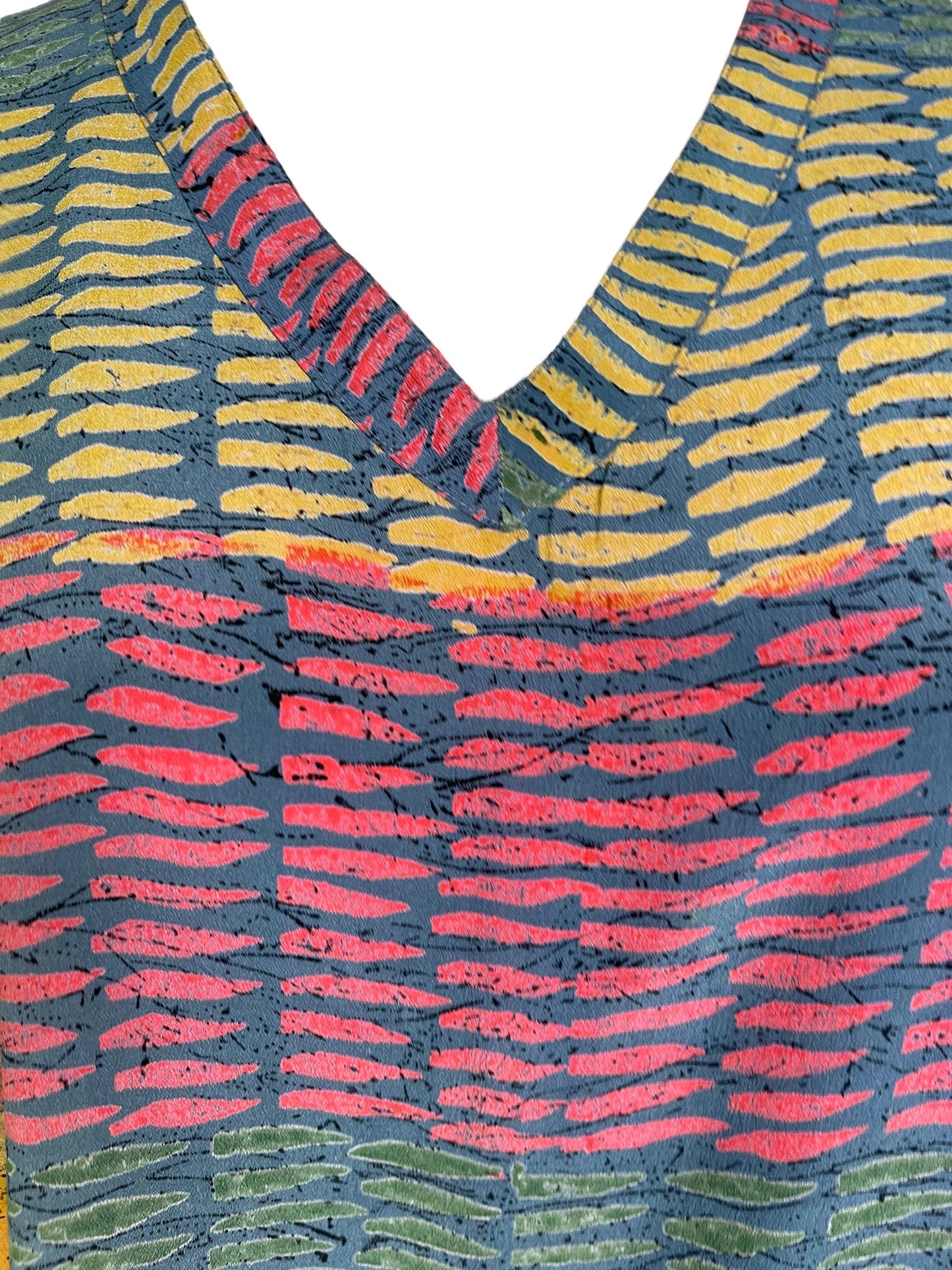 PRC6463 Avatar Pure Silk Long Tunic with Side Ties - Velora