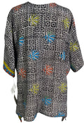 PRC6469 Avatar Pure Silk Long Tunic with Side Ties - Velora Luxury Fashion