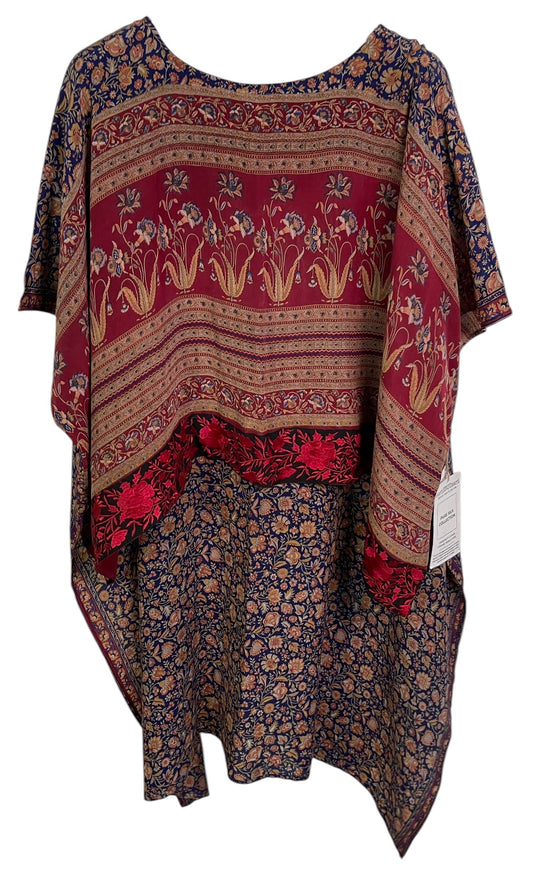 PRC6481 Avatar Pure Silk Hi Lo Top - Velora Luxury Fashion