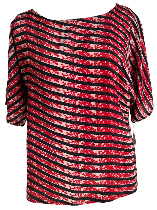 PRC6499 Avatar Pure Silk Side Slit Top - Velora Luxury Fashion
