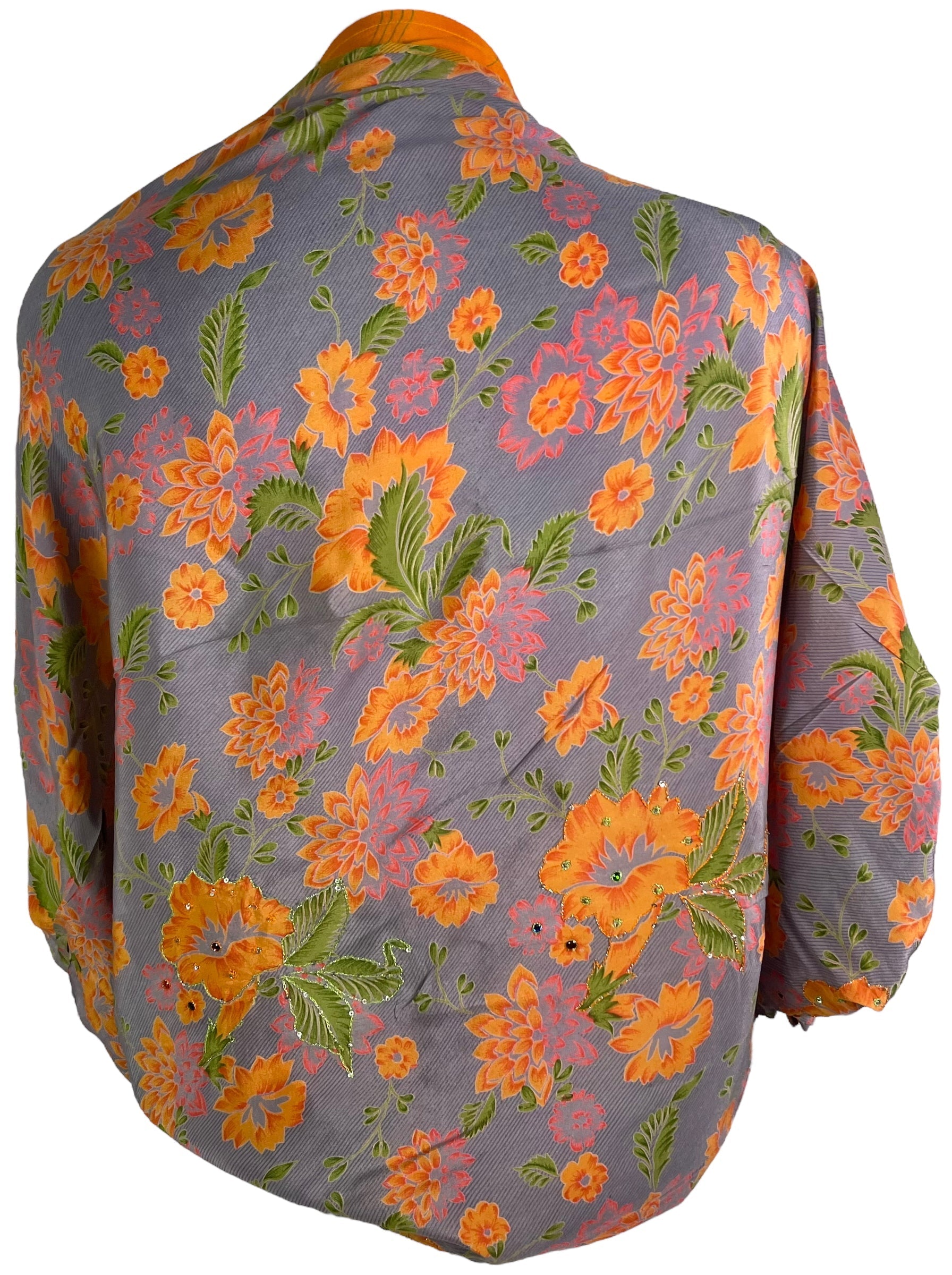 PRC6597 Avatar Pure Silk Bolero - Velora Luxury Fashion