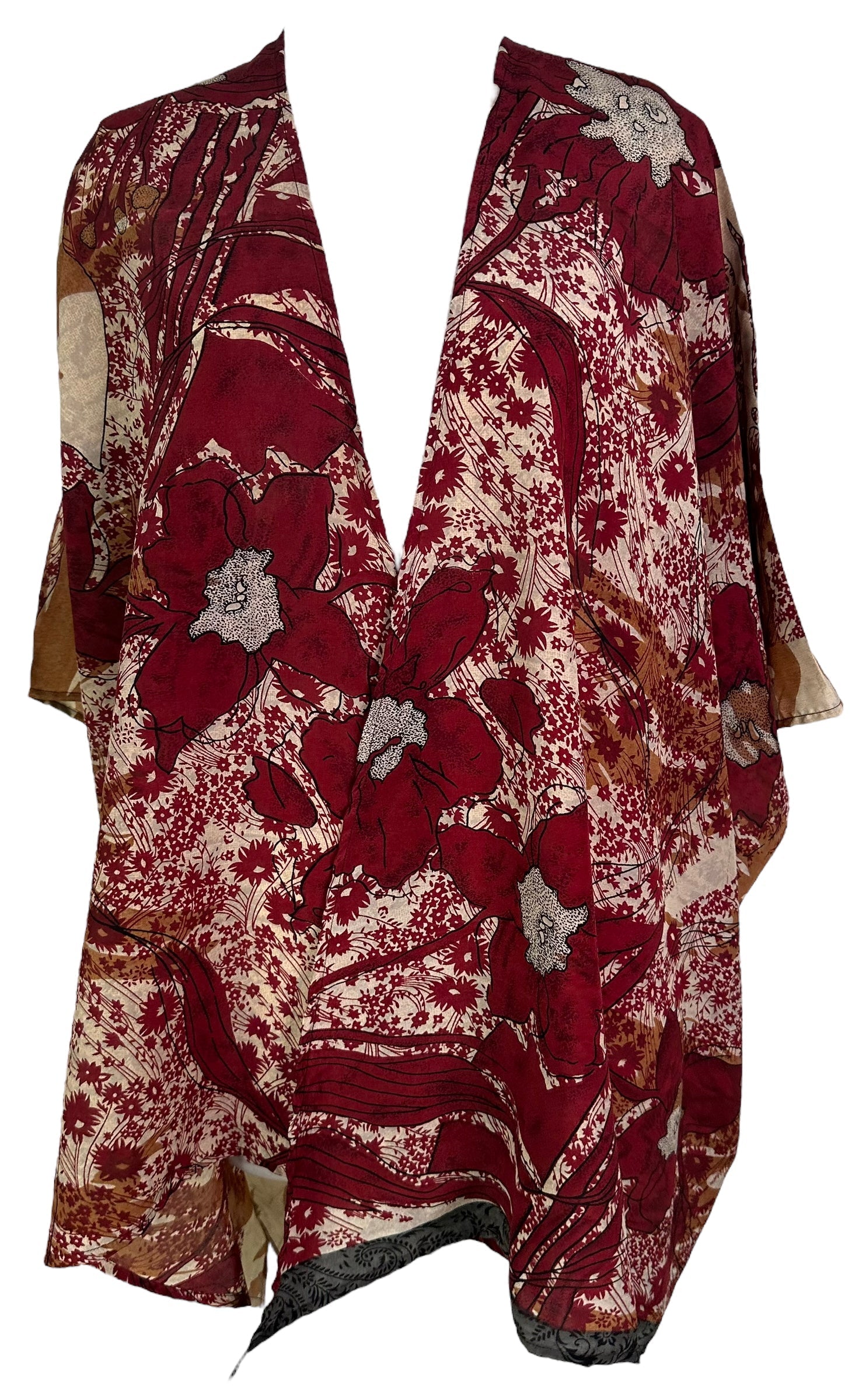 PRC6663 Avatar Pure Silk Cardigan - Velora