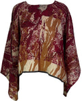 PRC6663 Avatar Pure Silk Kimono-Sleeved Top - Velora Luxury Fashion