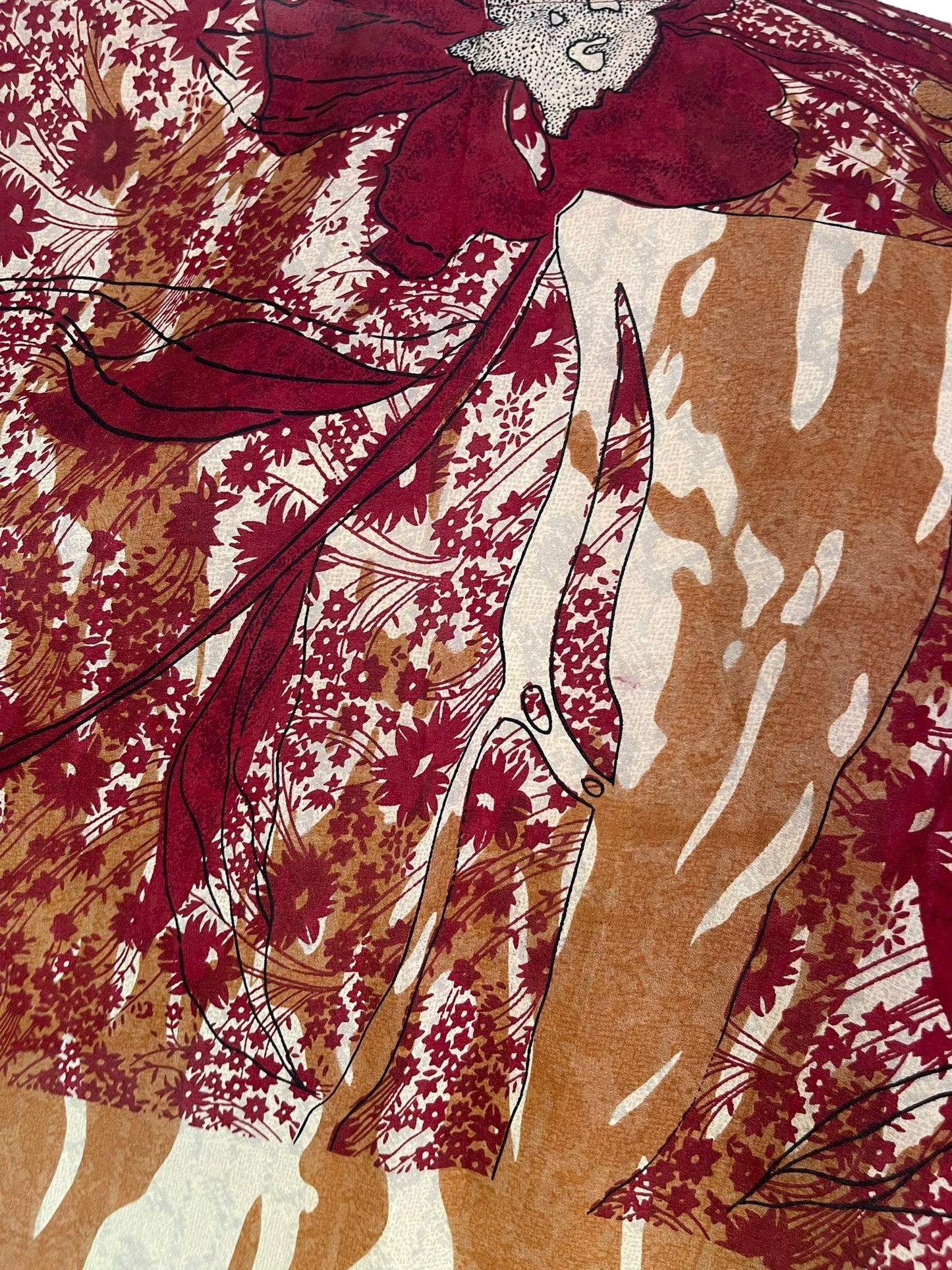 PRC6663 Avatar Pure Silk Kimono-Sleeved Top - Velora