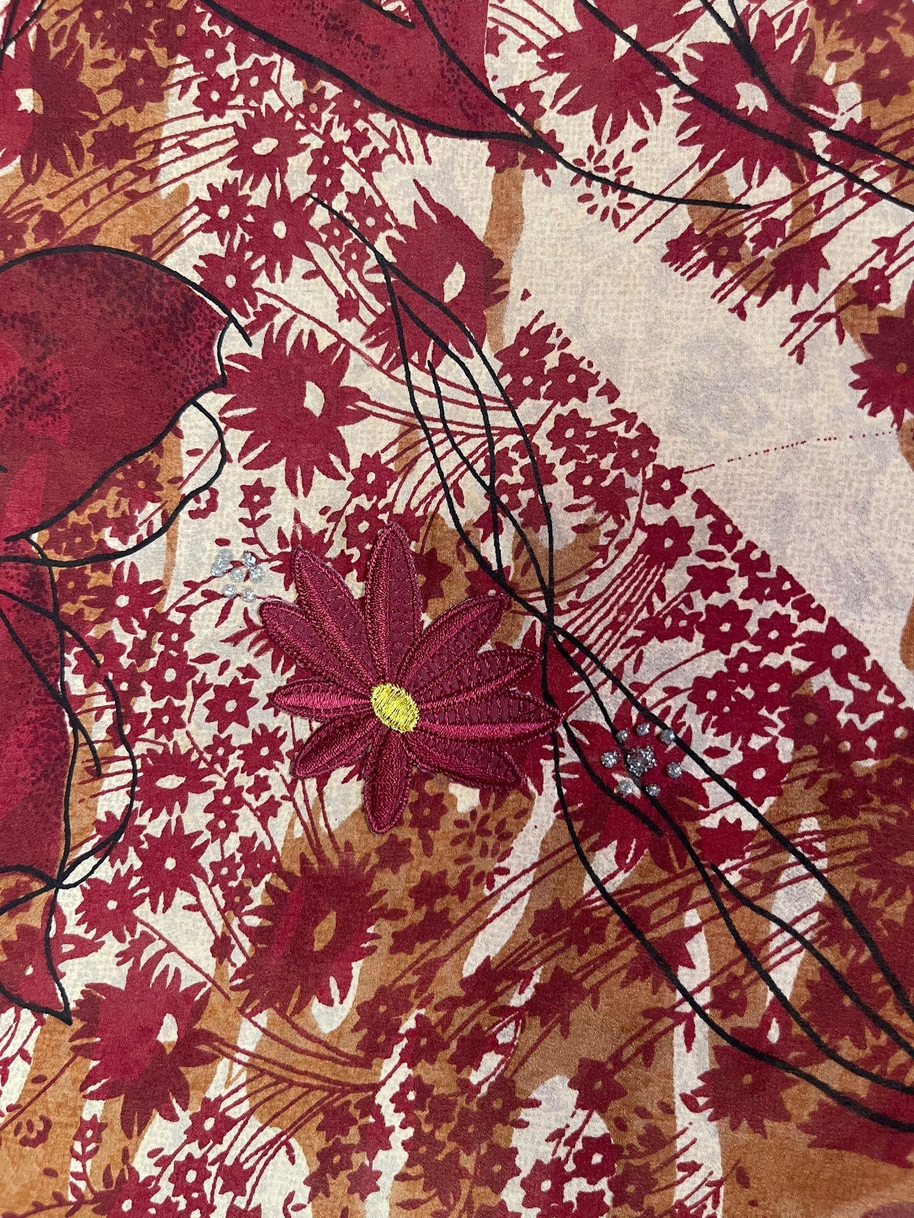 PRC6663 Avatar Pure Silk Kimono-Sleeved Top - Velora