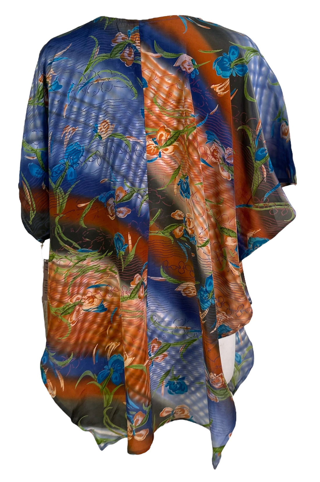 PRC6667 Avatar Pure Silk Waterfall Top - Velora Luxury Fashion