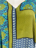 PRC6692 Avatar Pure Silk Waterfall Top - Velora Luxury Fashion