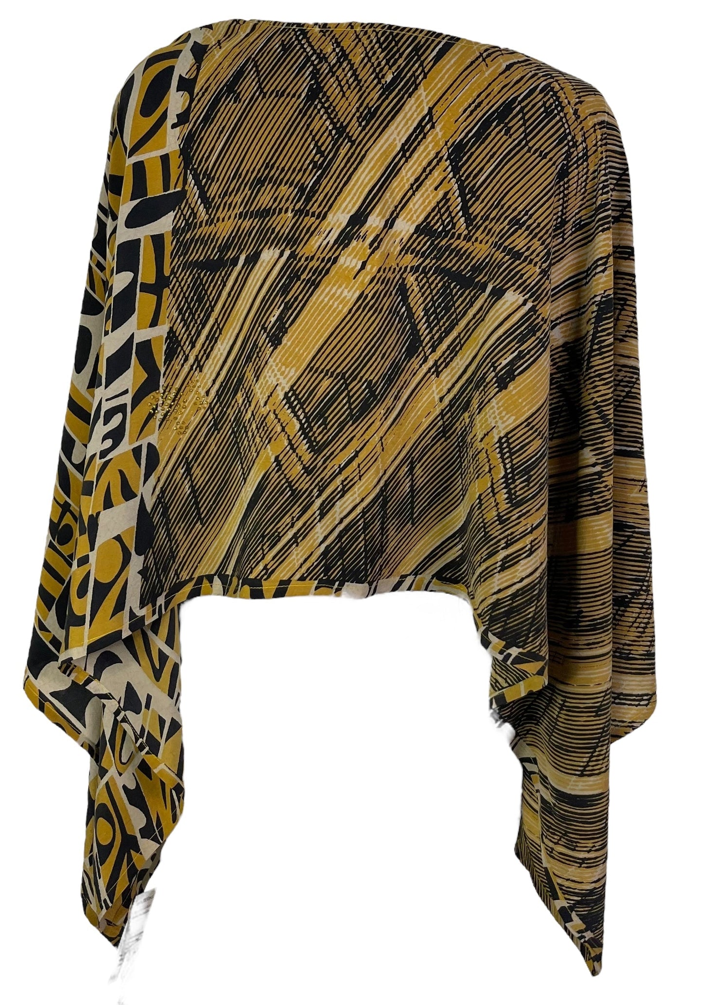 PRC6705 Avatar Pure Silk Capelet Poncho - Velora Luxury Fashion