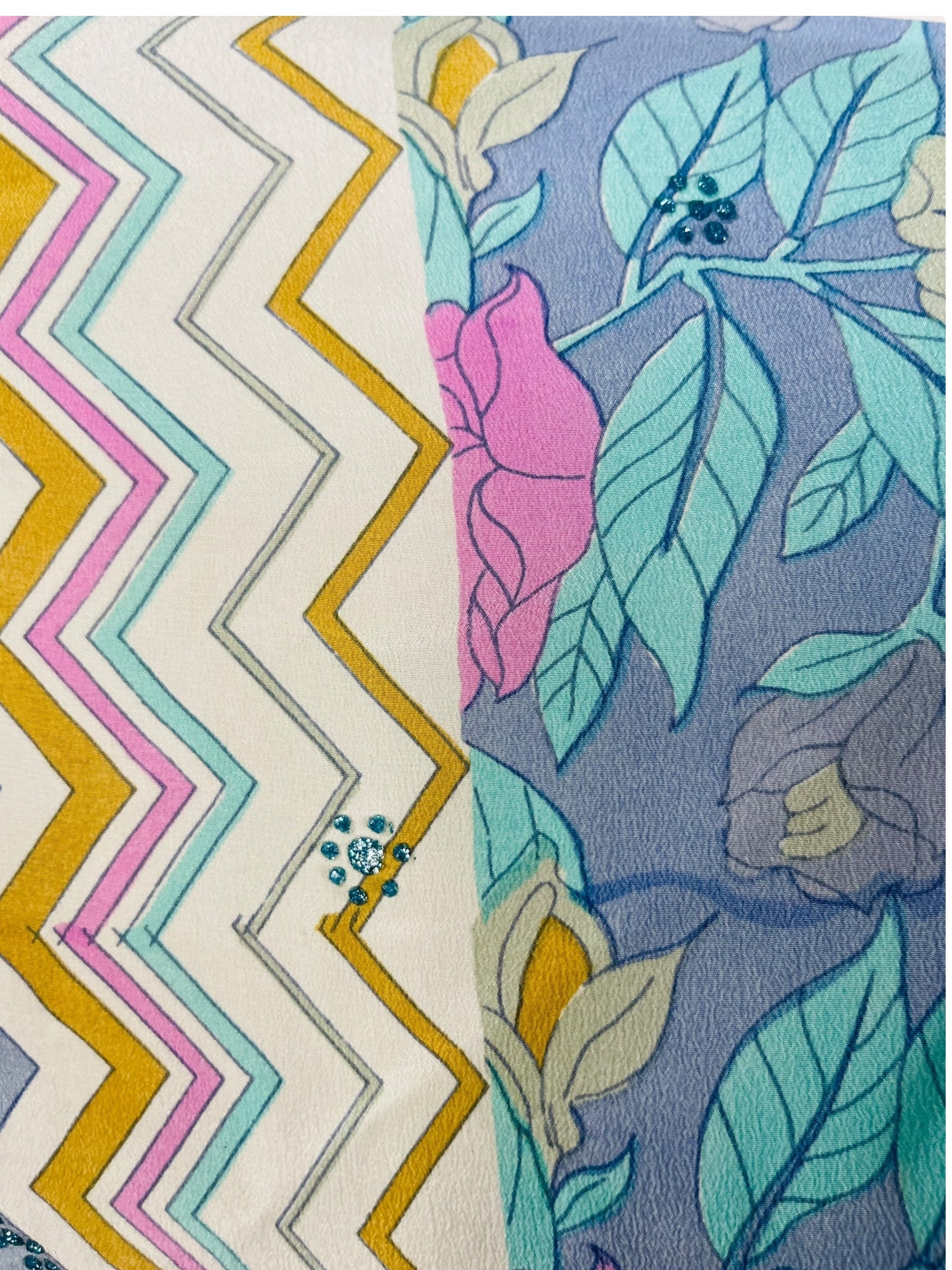 PRC6708 Avatar Pure Silk Side Slit Top - Velora