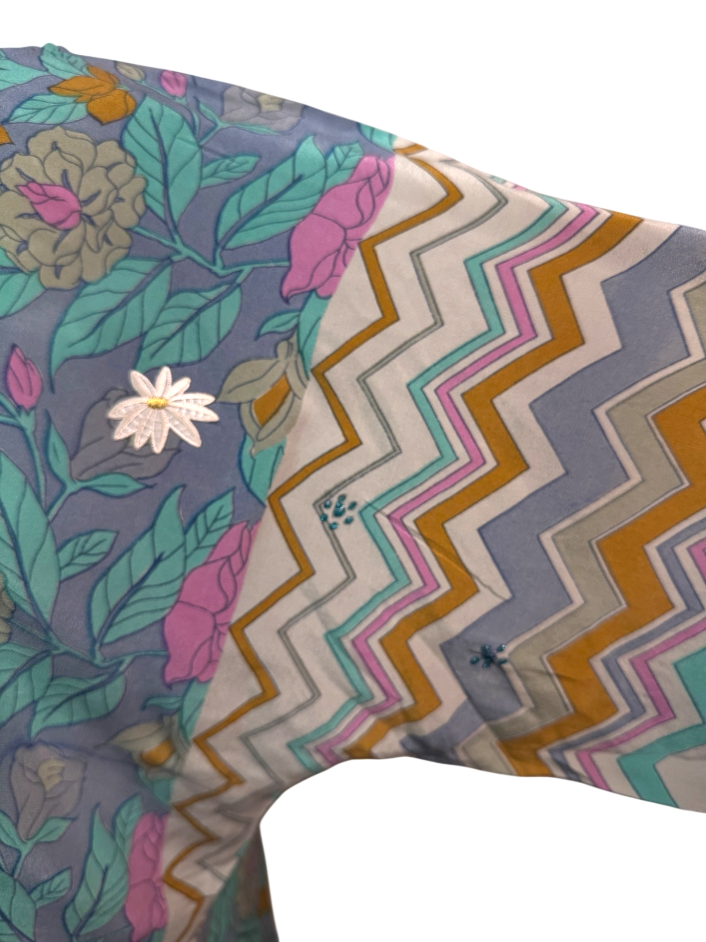 PRC6708 Avatar Pure Silk Side Slit Top - Velora