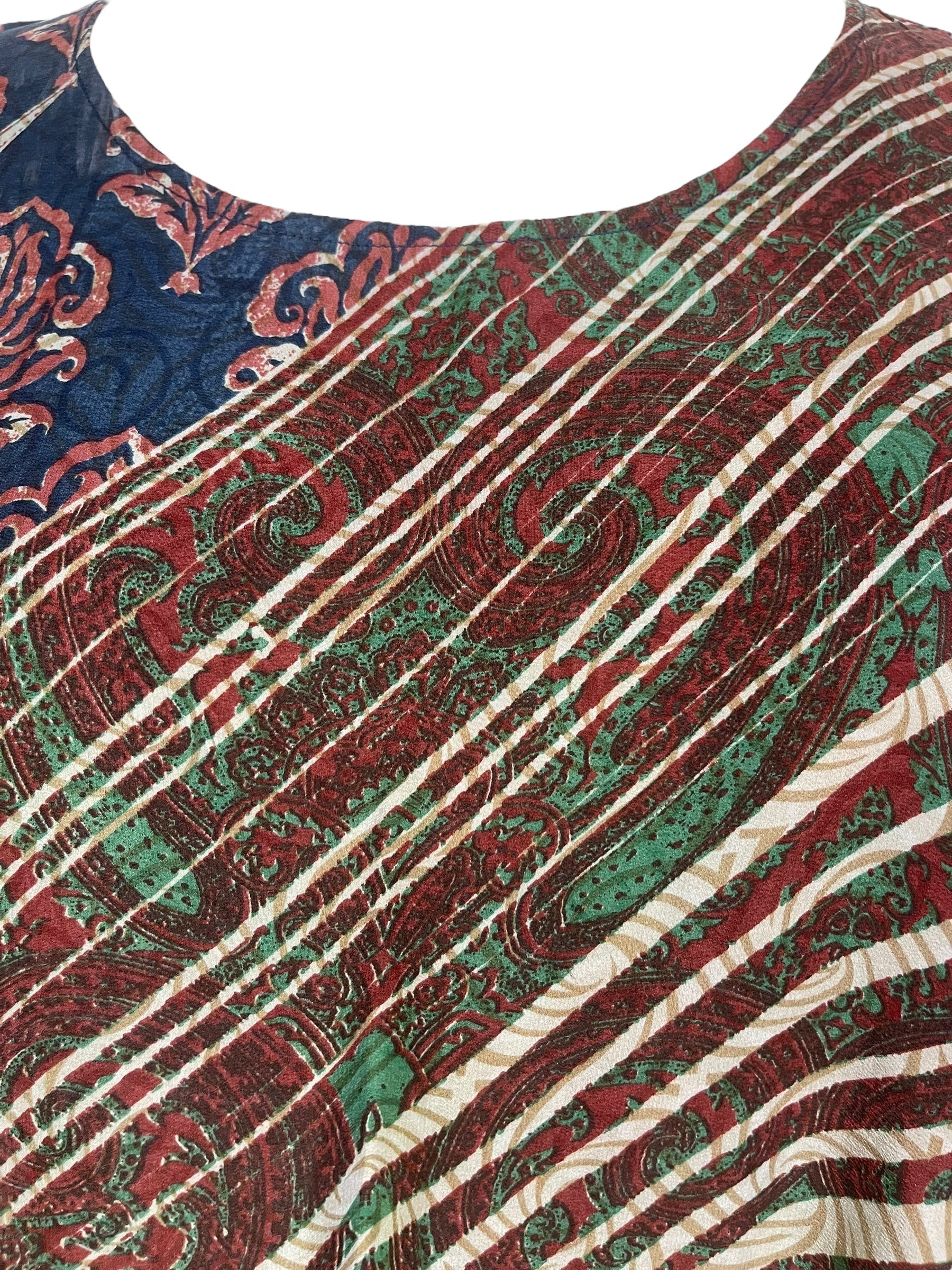 PRC6750 Avatar Pure Silk Boxy Babydoll Dress - Velora