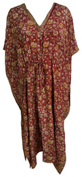 PRC6765 Avatar Pure Silk Maxi Kaftan - Velora Luxury Fashion