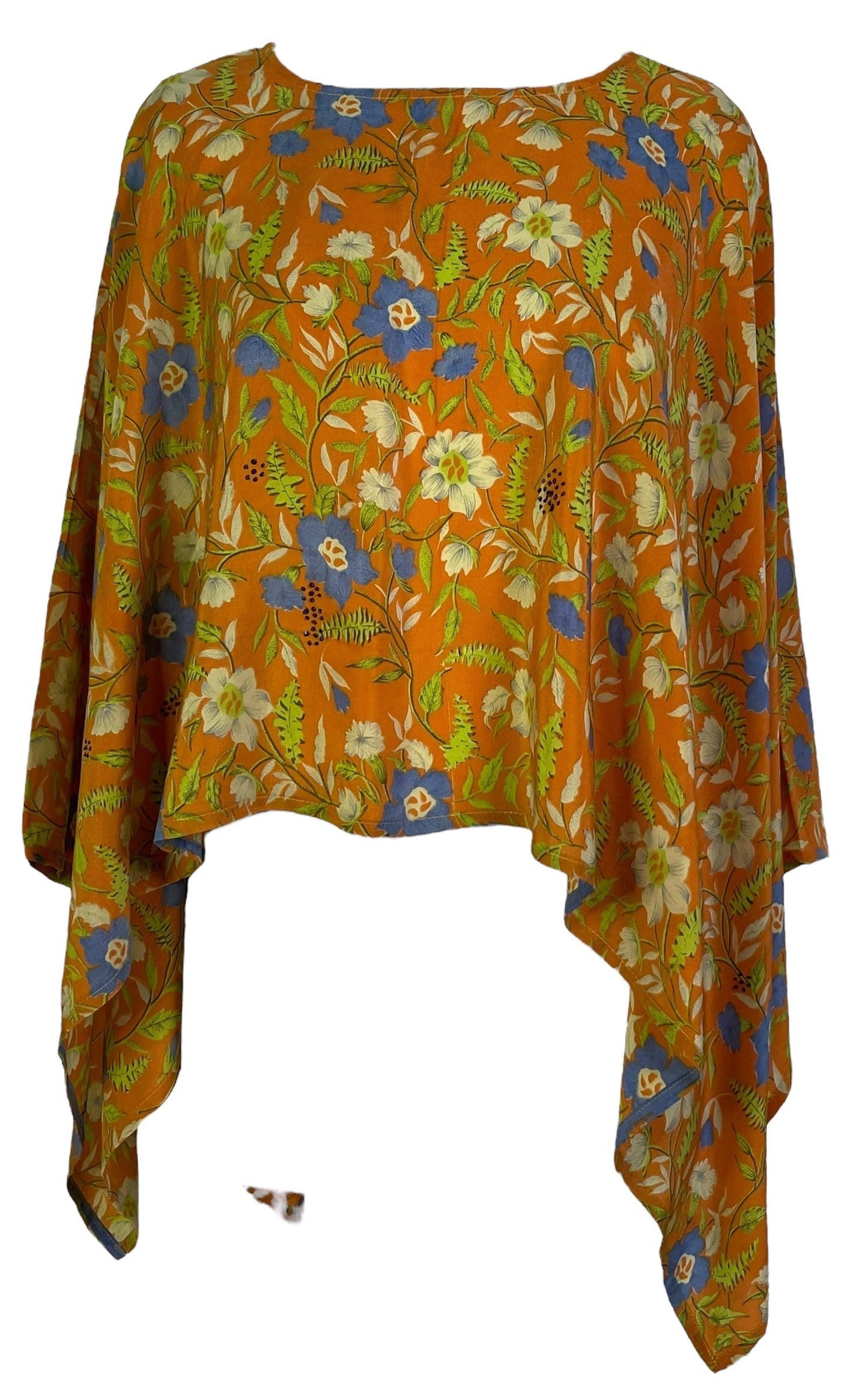 PRC6823 Avatar Pure Silk Capelet Poncho - Velora