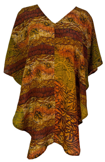 PRC6861 Avatar Pure Silk Waterfall Top - Velora Luxury Fashion