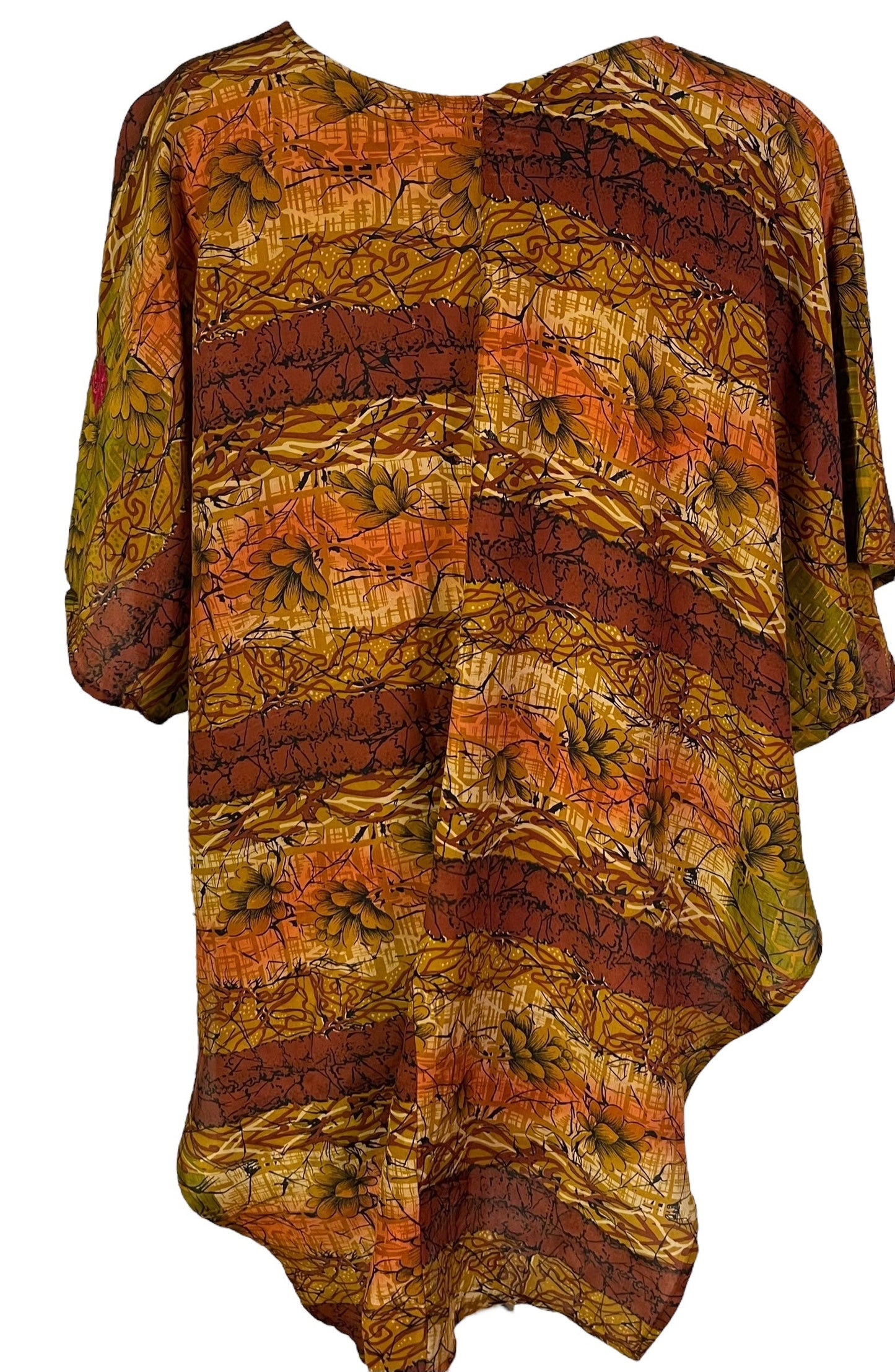 PRC6861 Avatar Pure Silk Waterfall Top - Velora Luxury Fashion