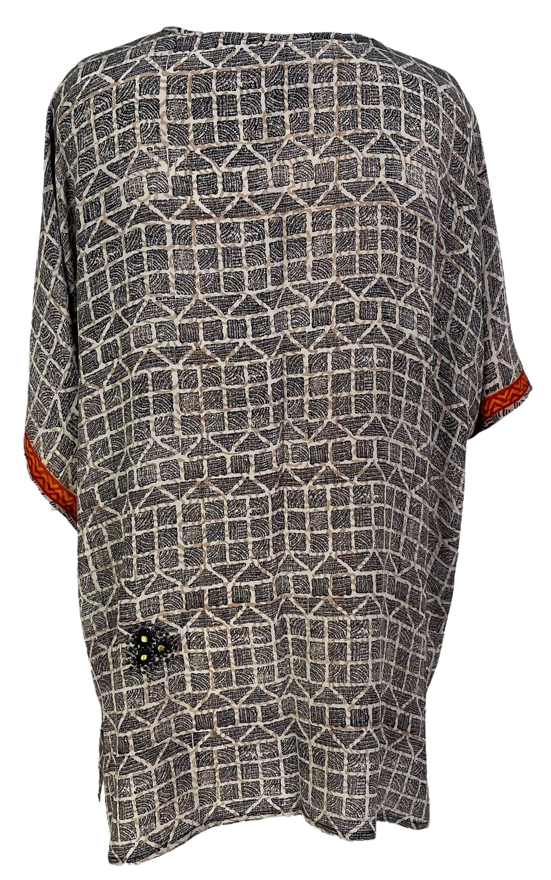 PRC6915 Avatar Pure Silk Kimono-Sleeved Jacket with Belt - Velora Luxury Fashion