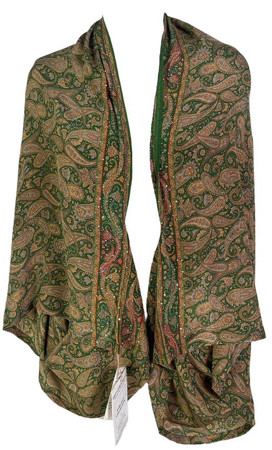 PRC6950 Avatar Pure Silk Shrug - Velora Luxury Fashion