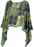 PRC6952 Avatar Pure Silk Capelet Poncho - Velora Luxury Fashion