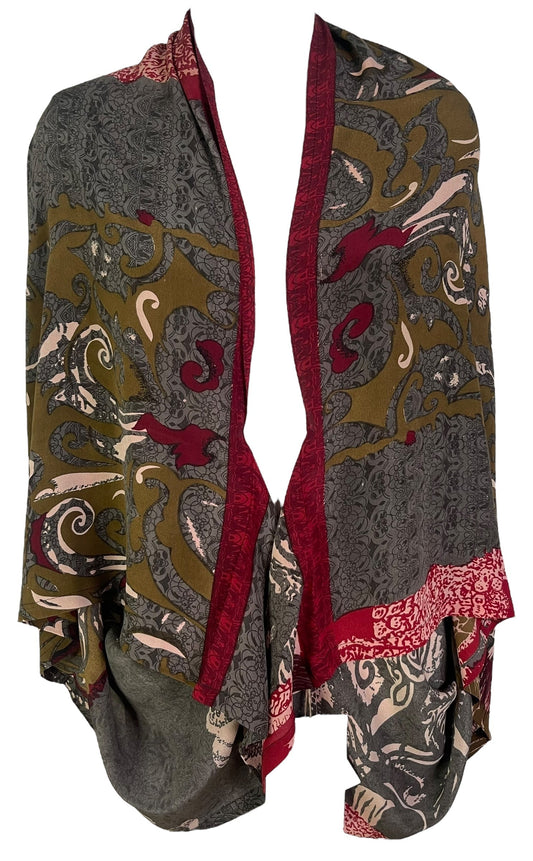 PRC6953 Avatar Pure Silk Shrug - Velora