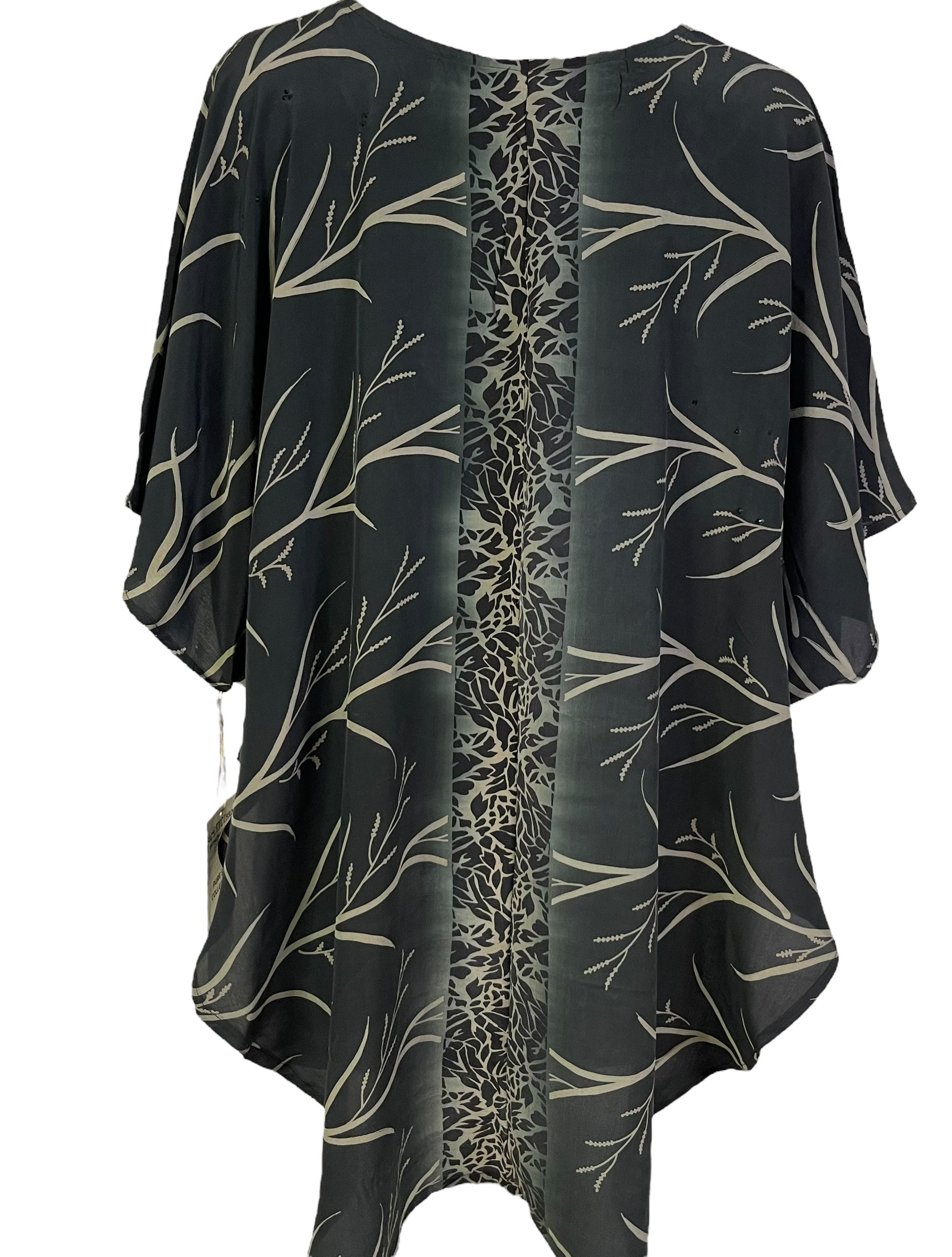 PRC6965 Avatar Pure Silk Waterfall Top - Velora Luxury Fashion