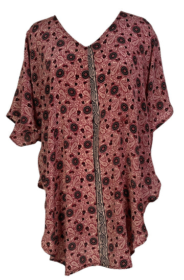 PRC6975 Avatar Pure Silk Waterfall Top - Velora Luxury Fashion