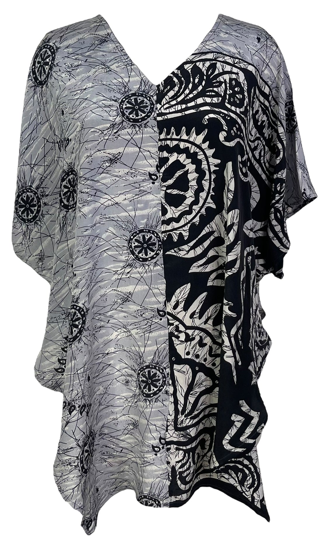 PRC7002 Avatar Pure Silk Waterfall Top - Velora Luxury Fashion