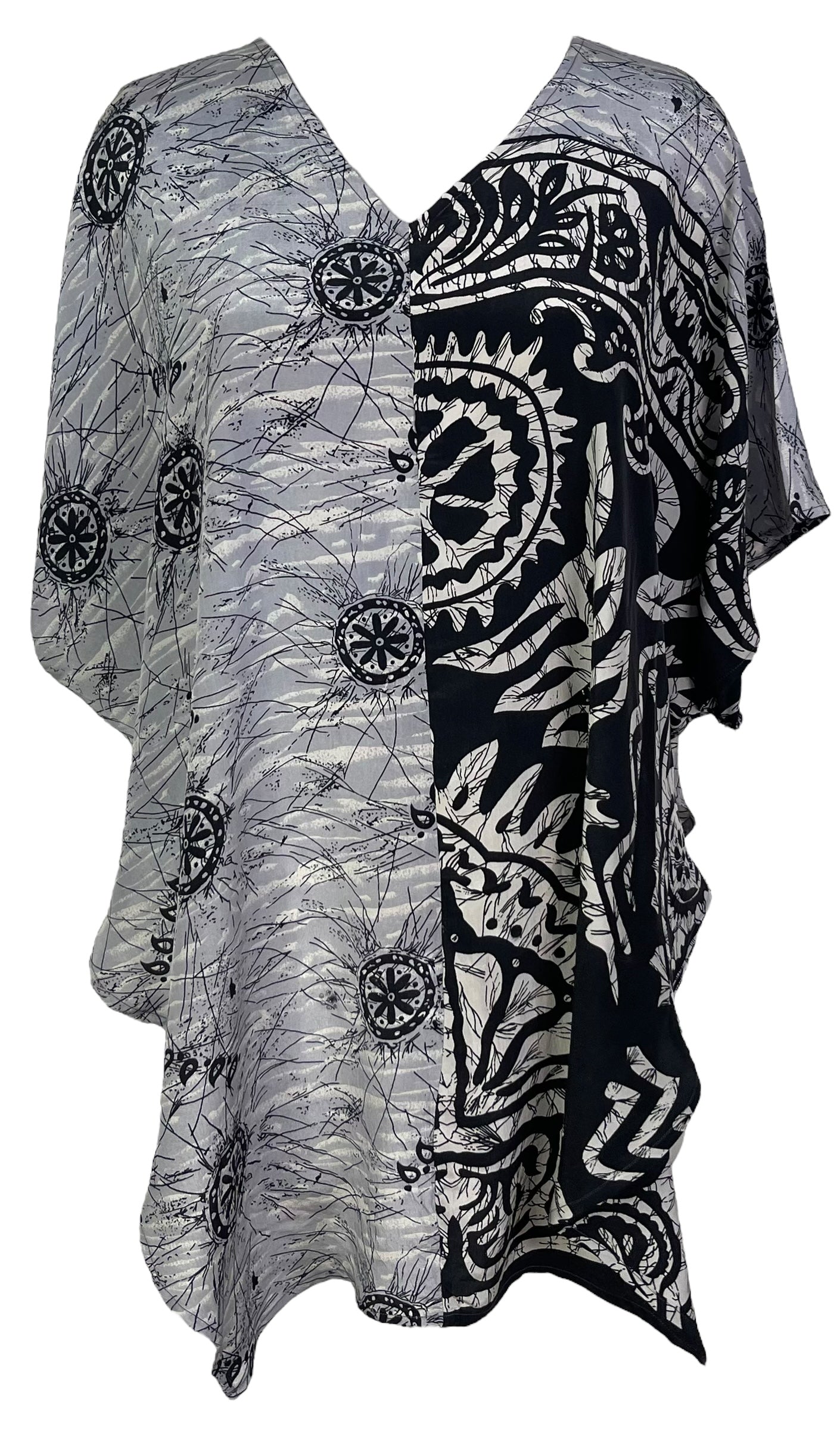 PRC7002 Avatar Pure Silk Waterfall Top - Velora Luxury Fashion