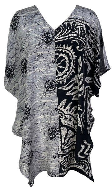 PRC7002 Avatar Pure Silk Waterfall Top - Velora Luxury Fashion