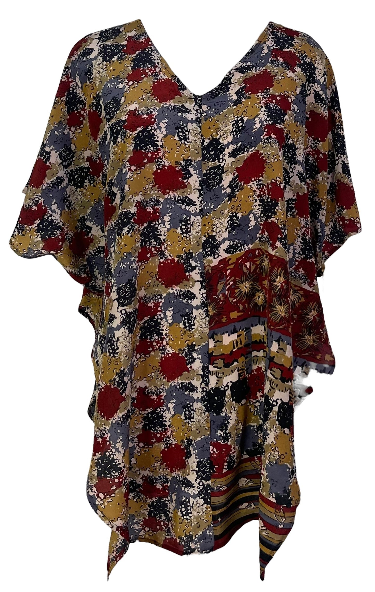 PRC7003 Avatar Pure Silk Waterfall Top - Velora