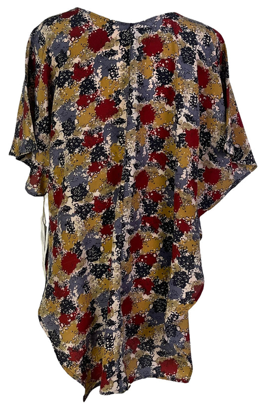 PRC7003 Avatar Pure Silk Waterfall Top - Velora