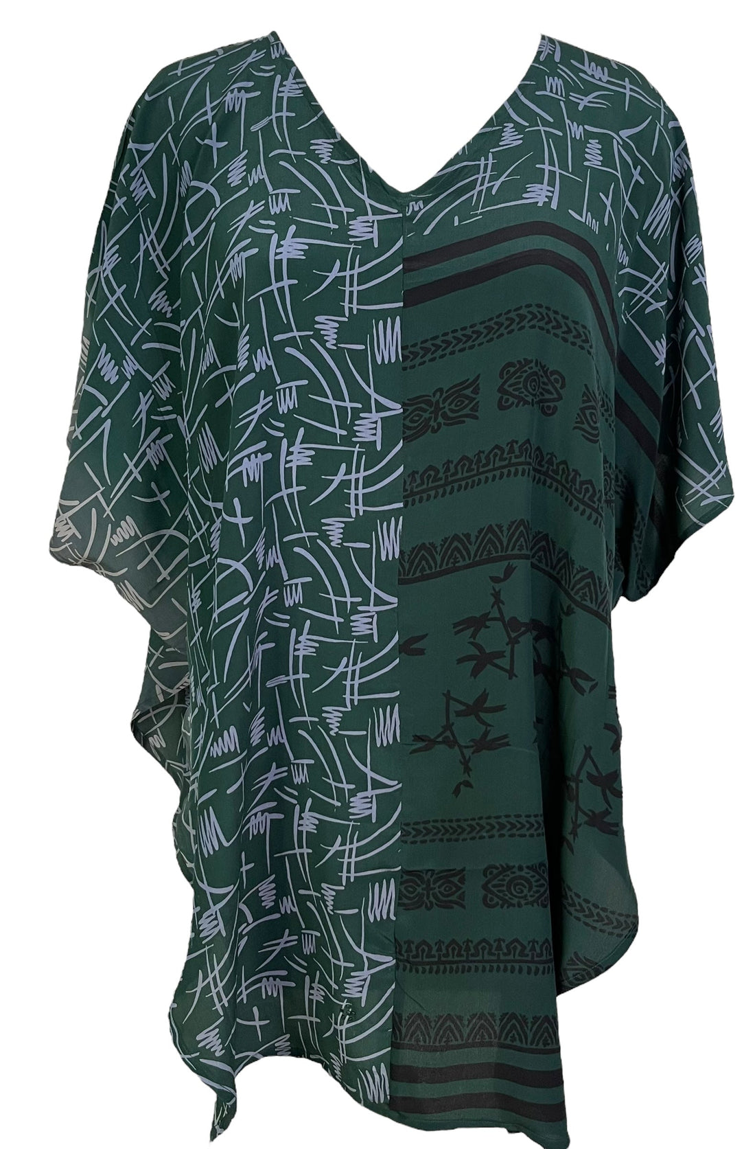 PRC7014 Avatar Pure Silk Waterfall Top - Velora Luxury Fashion