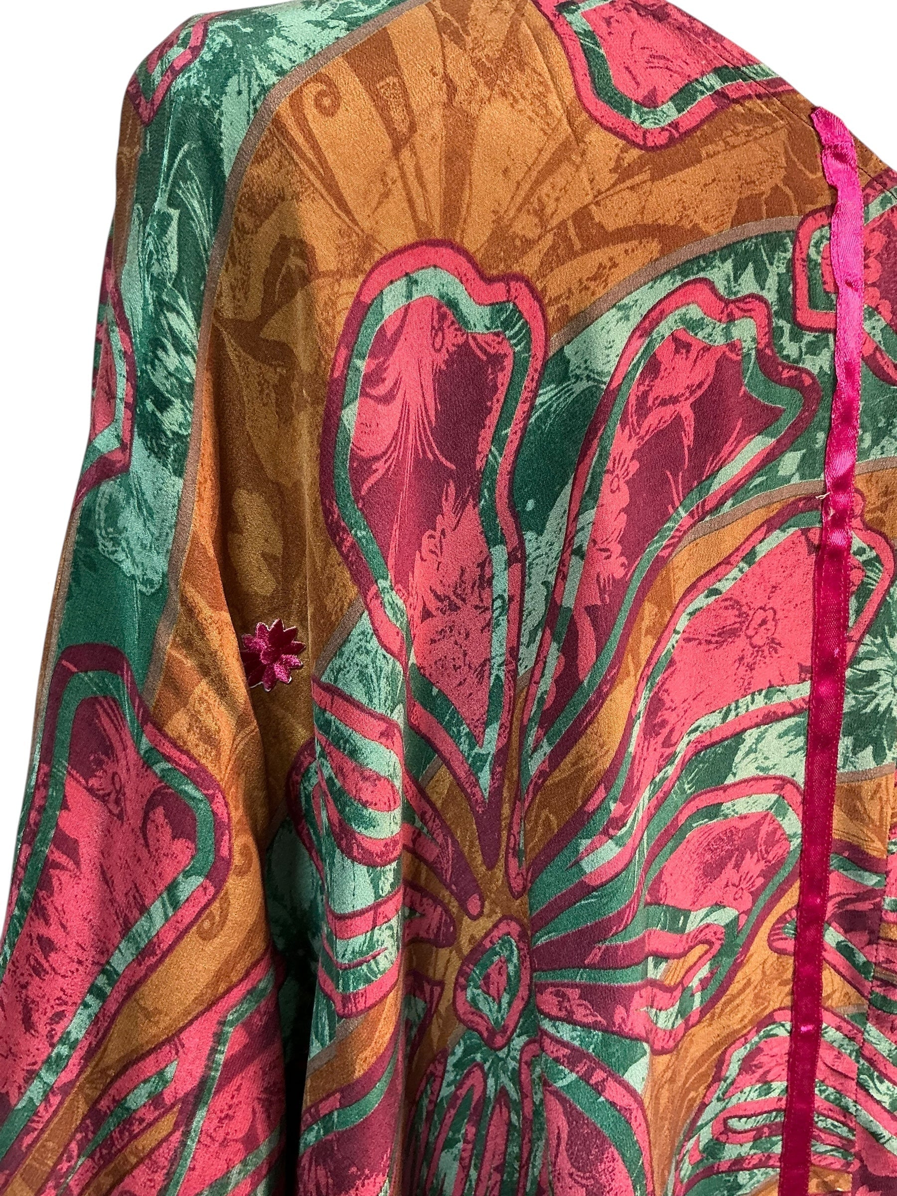 PRC7016 Avatar Pure Silk Waterfall Top - Velora Luxury Fashion