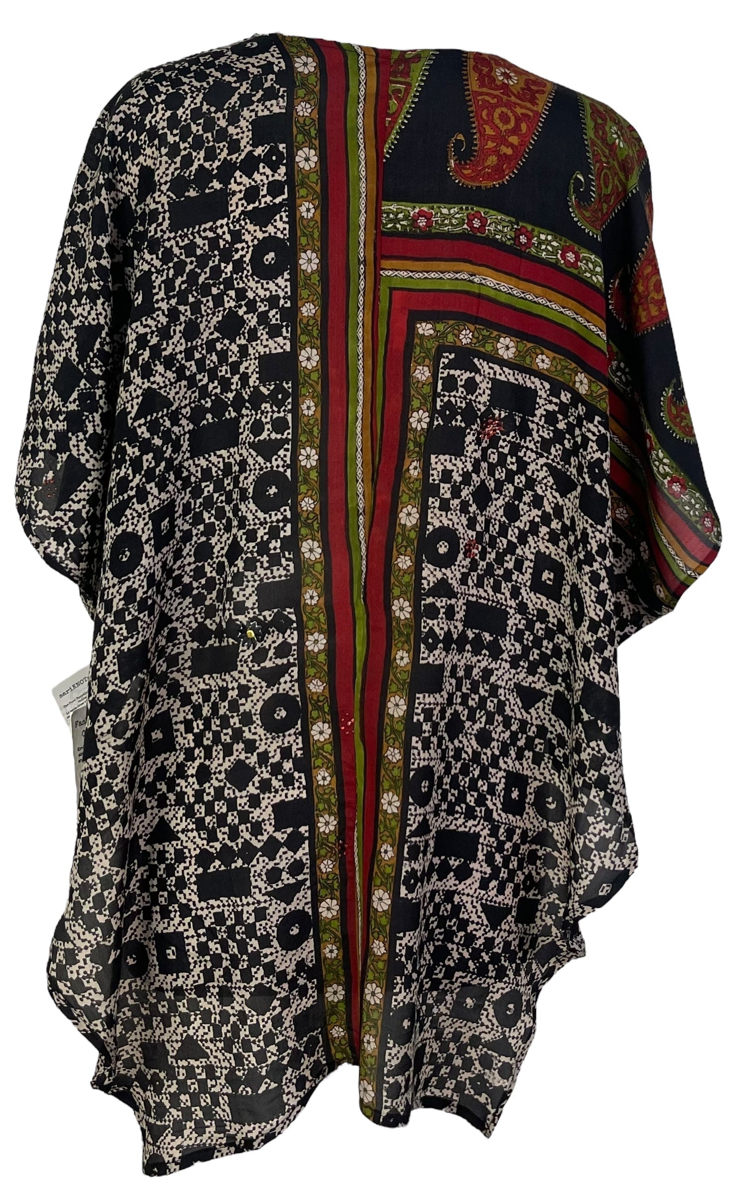 PRC7030 Avatar Pure Silk Waterfall Top - Velora Luxury Fashion