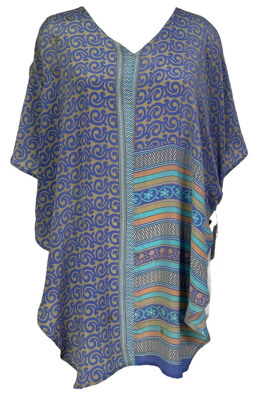 PRC7036 Avatar Pure Silk Waterfall Top - Velora Luxury Fashion