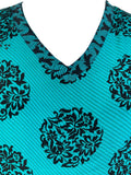 PRC7152 Avatar Pure Silk Long Tunic with Side Ties - Velora Luxury Fashion