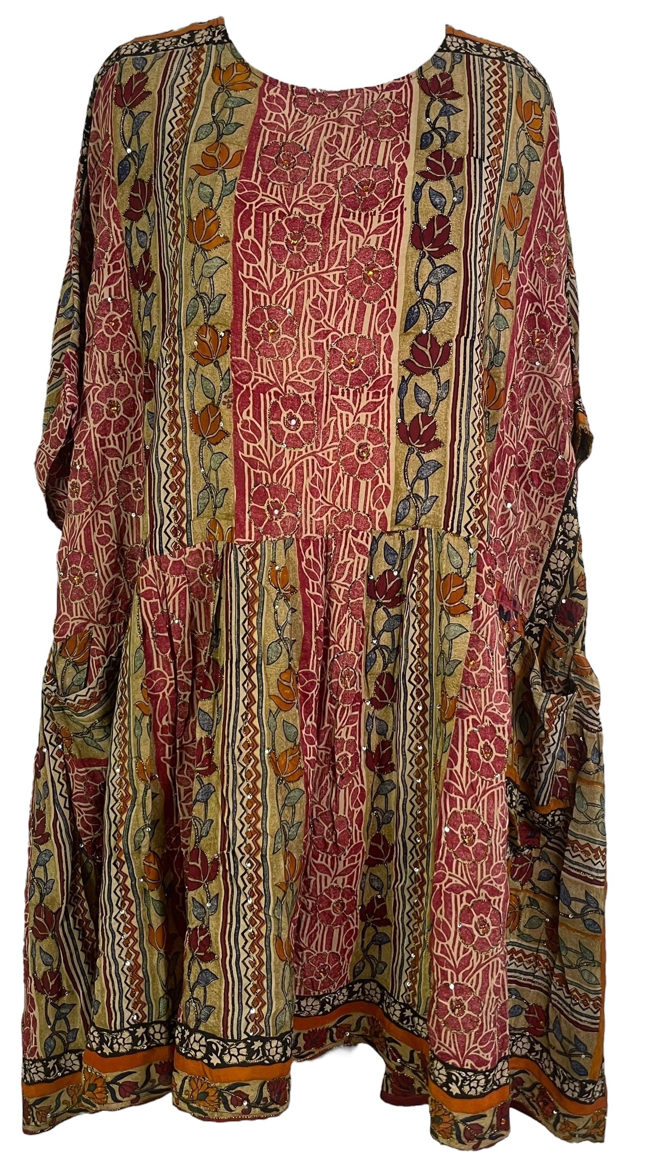 PRC7203 Avatar Pure Silk Boxy Babydoll Dress - Velora