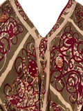 PRC7229 Avatar Pure Silk Maxi Dress with Belt - Velora Luxury Fashion
