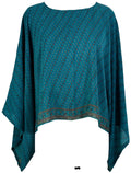 PRC7297 Avatar Pure Silk Kimono-Sleeved Top - Velora Luxury Fashion