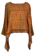 PRC7303 Avatar Pure Silk Capelet Poncho - Velora Luxury Fashion