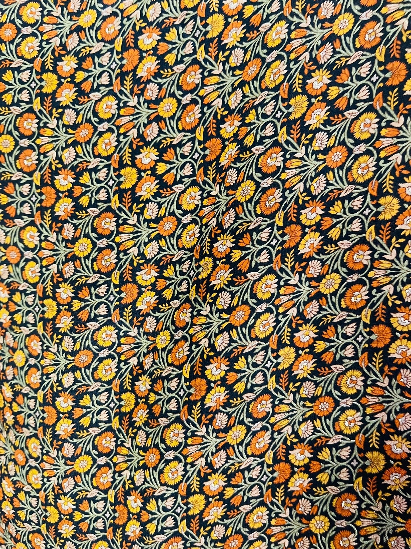 PRC7305 Nirvana Pure Silk Midi Length Kaftan - Velora Luxury Fashion