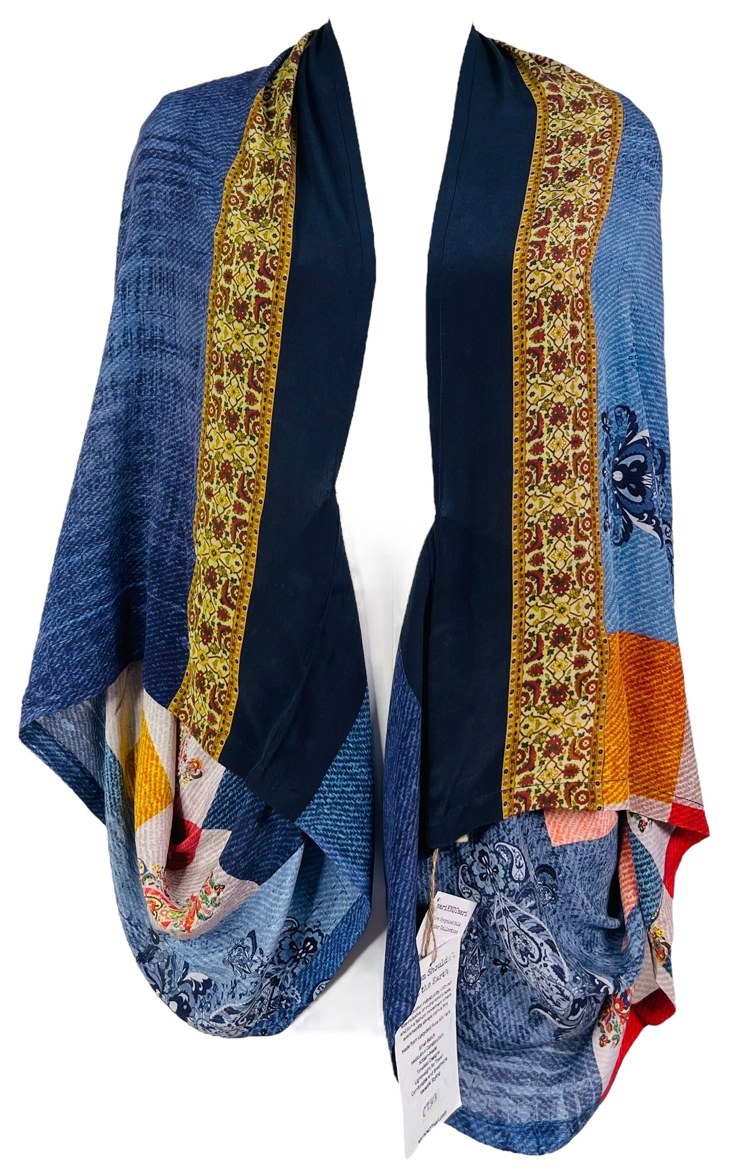 PRC7313 Avatar Pure Silk Shrug - Velora Luxury Fashion